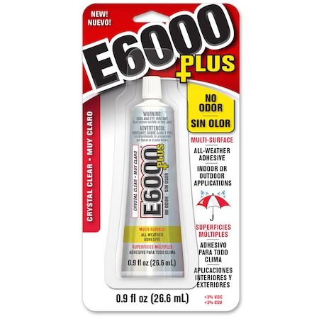 E6000 Wood Glue, Translucent, 8 oz 570110